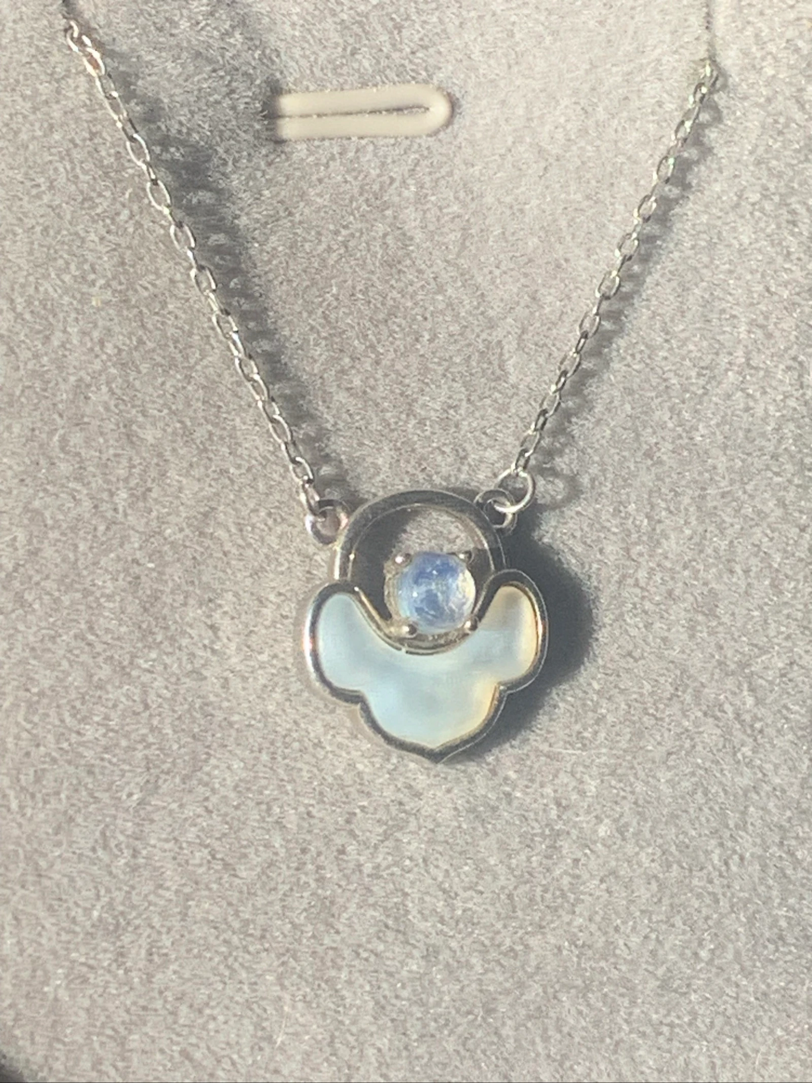 Collier pierre lune et nacre – photo 4